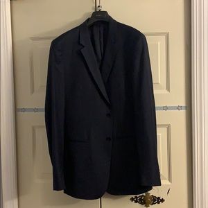 Theory men wool suit blazer & pants, dark navy